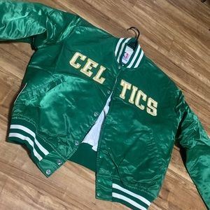 Green NBA Celtics Bomber Jacket